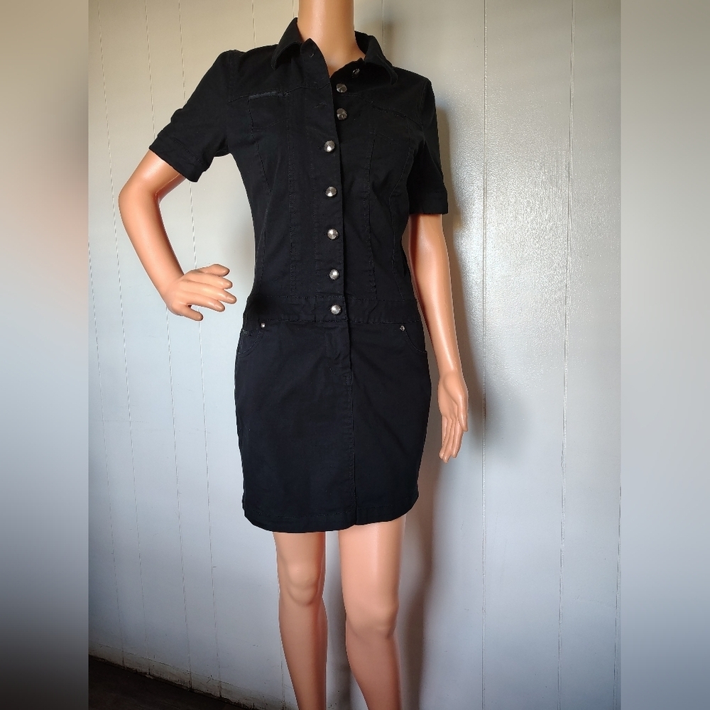 A/X Armani Exchange Black Mini Dress Size 4
